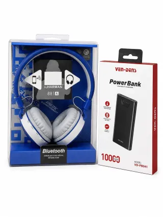Wireless Headphone + VEN-DENS 10000mAh Power Bank Combo thumbnail 8