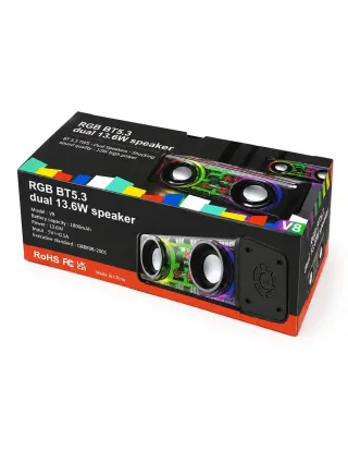 RGB BT5.3 Dual 13.6W Speaker – V8 thumbnail 1