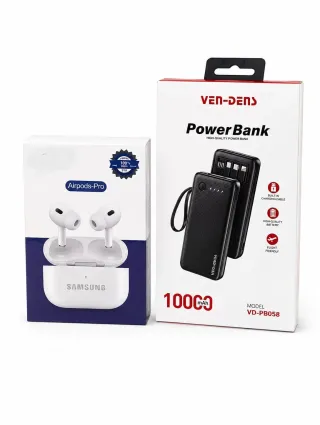 🎧Wireless Airpods + VEN-DENS 10,000mAh Power Bank thumbnail 4